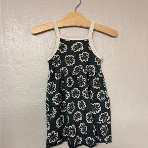 $14 ADD ON Little co. Girls’ blue slip dress daisy print 3T‎ navy floral zara